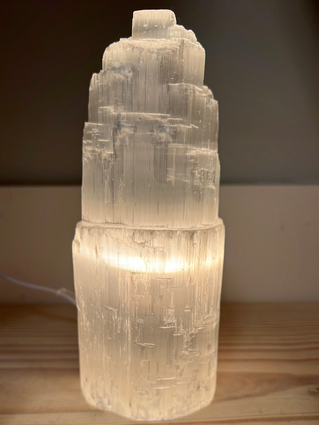 Selenite Lamp