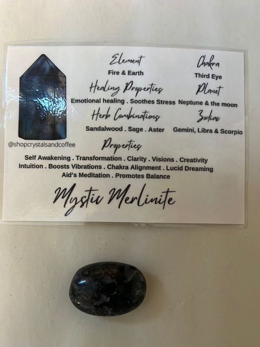 Mystic Merlinite Palm Stone