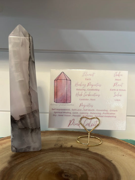 Pink Calcite Tower