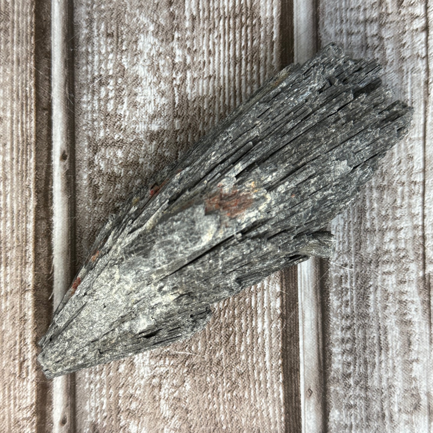 Black Kyanite Fan
