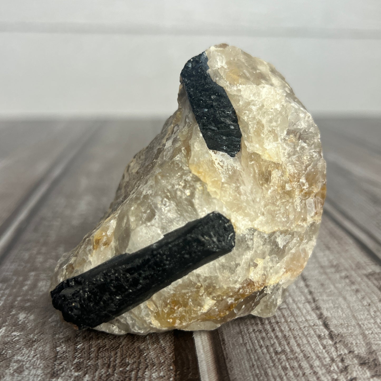 Black Tourmaline in Matrix