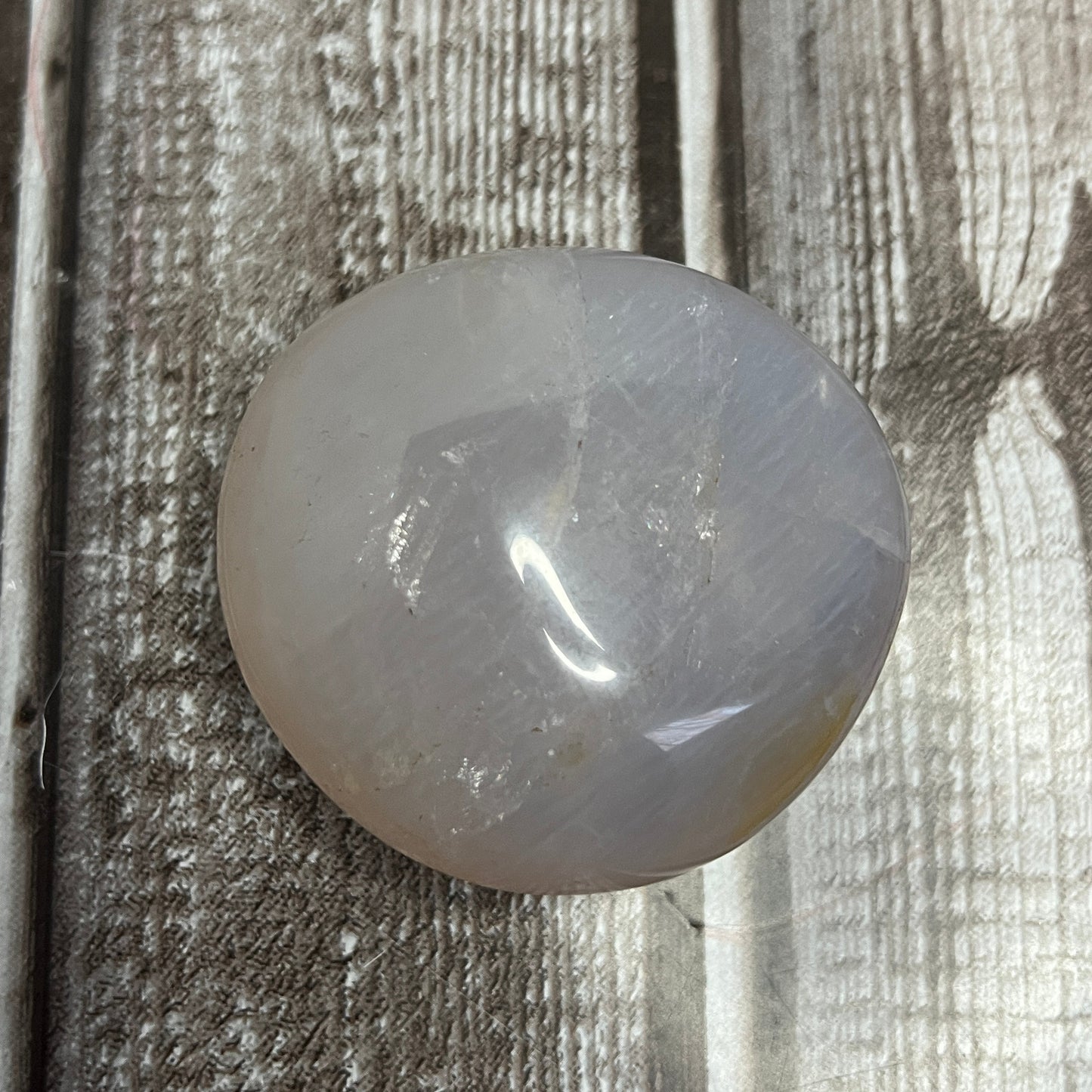 Blue Rose Quartz Palmstone