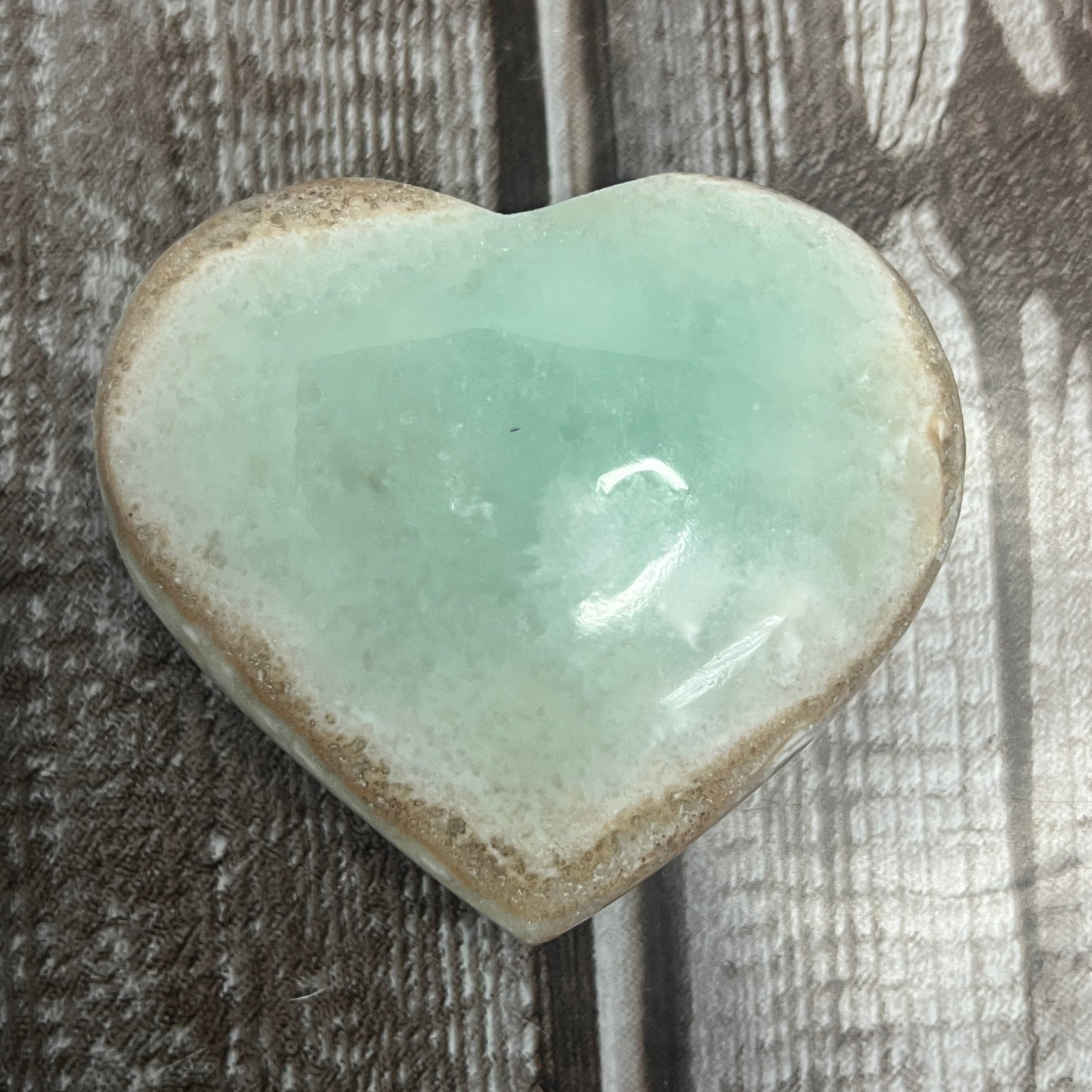 Caribbean Calcite Heart