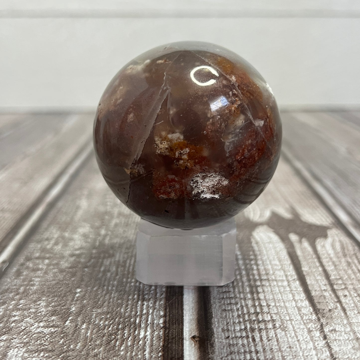 Flower Agate Spheres