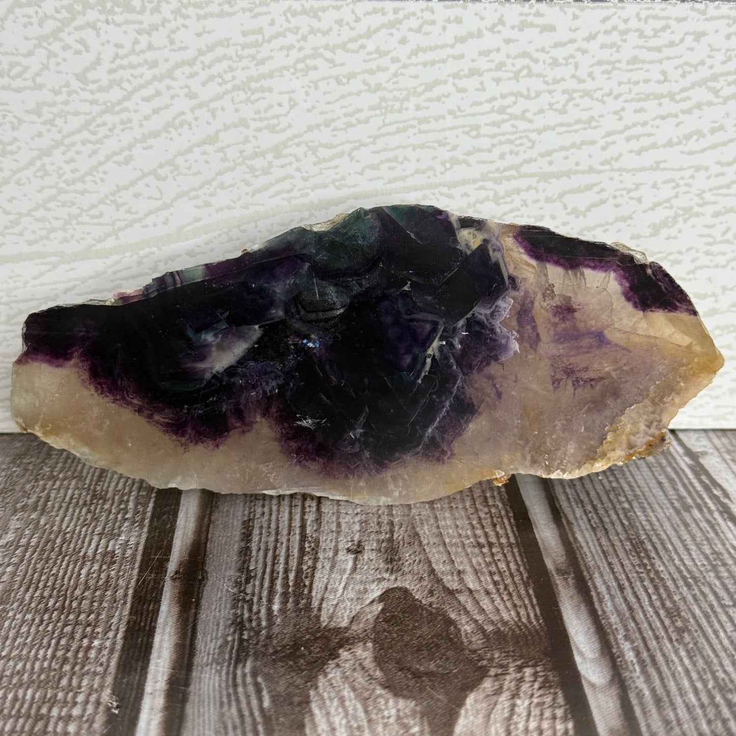 Fluorite Slab Raw Edge