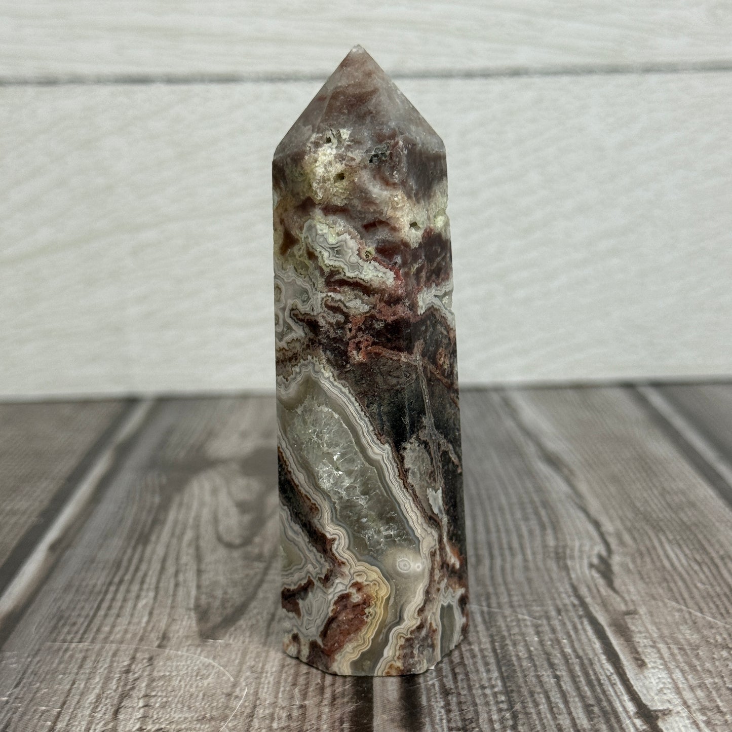 Mexican Lace Agate Tower