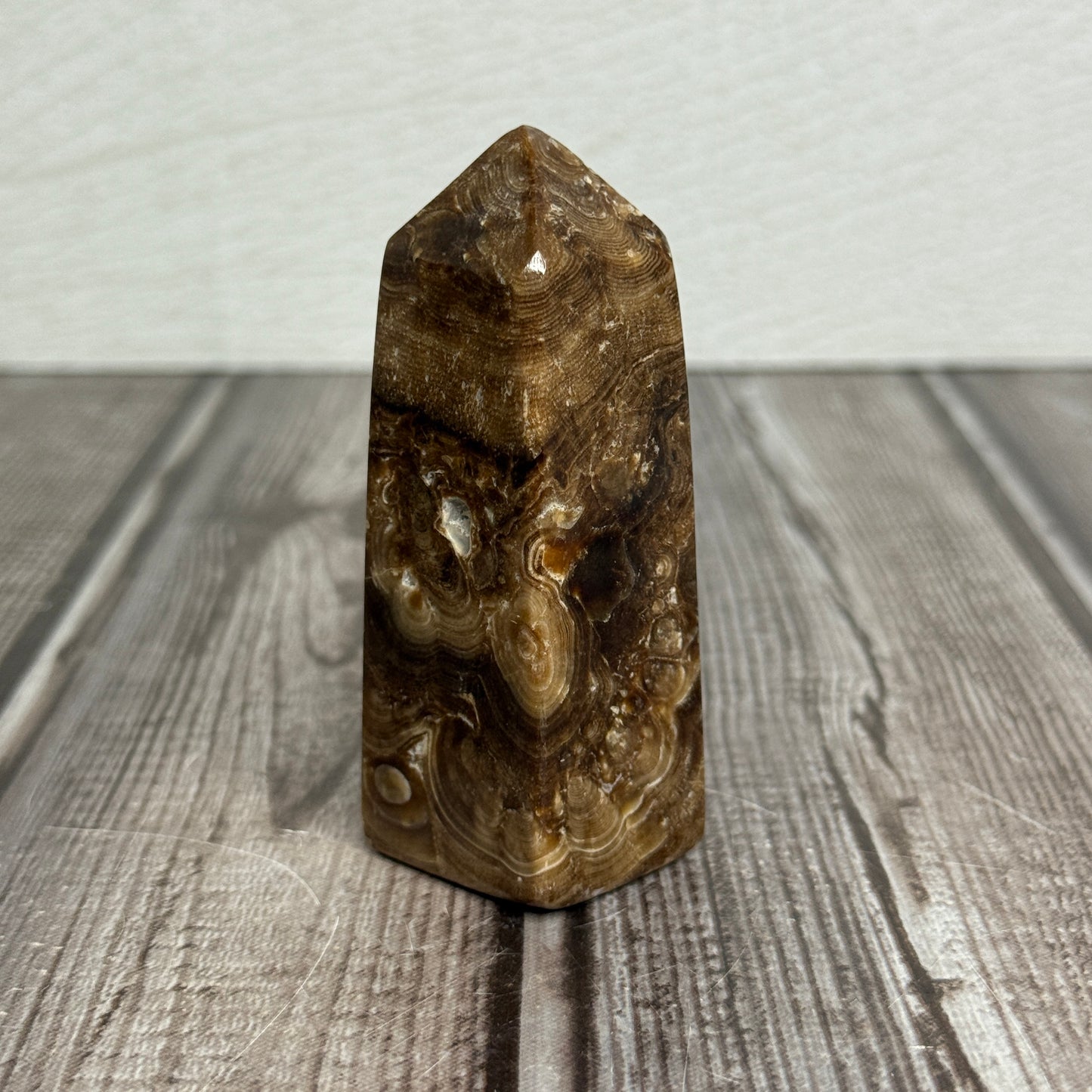 Chocolate Calcite Tower