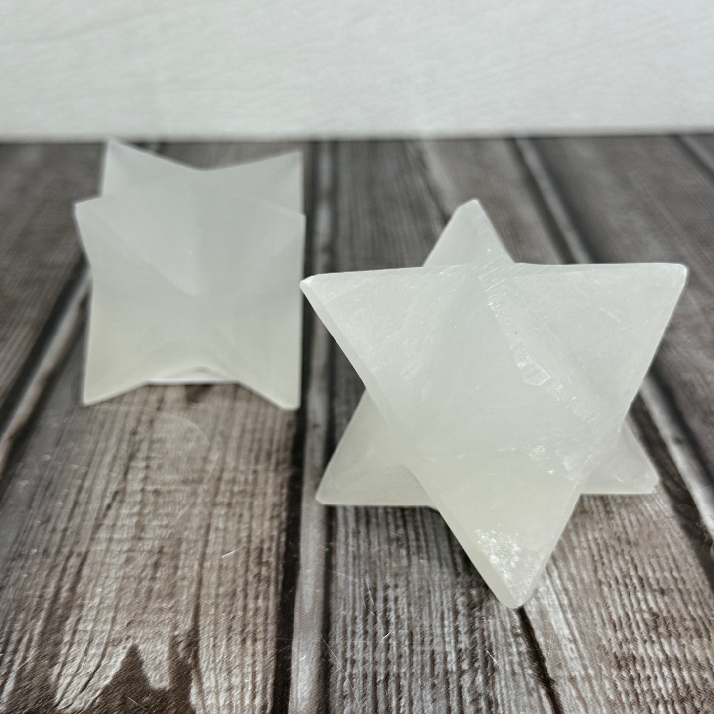 Selenite Merkaba