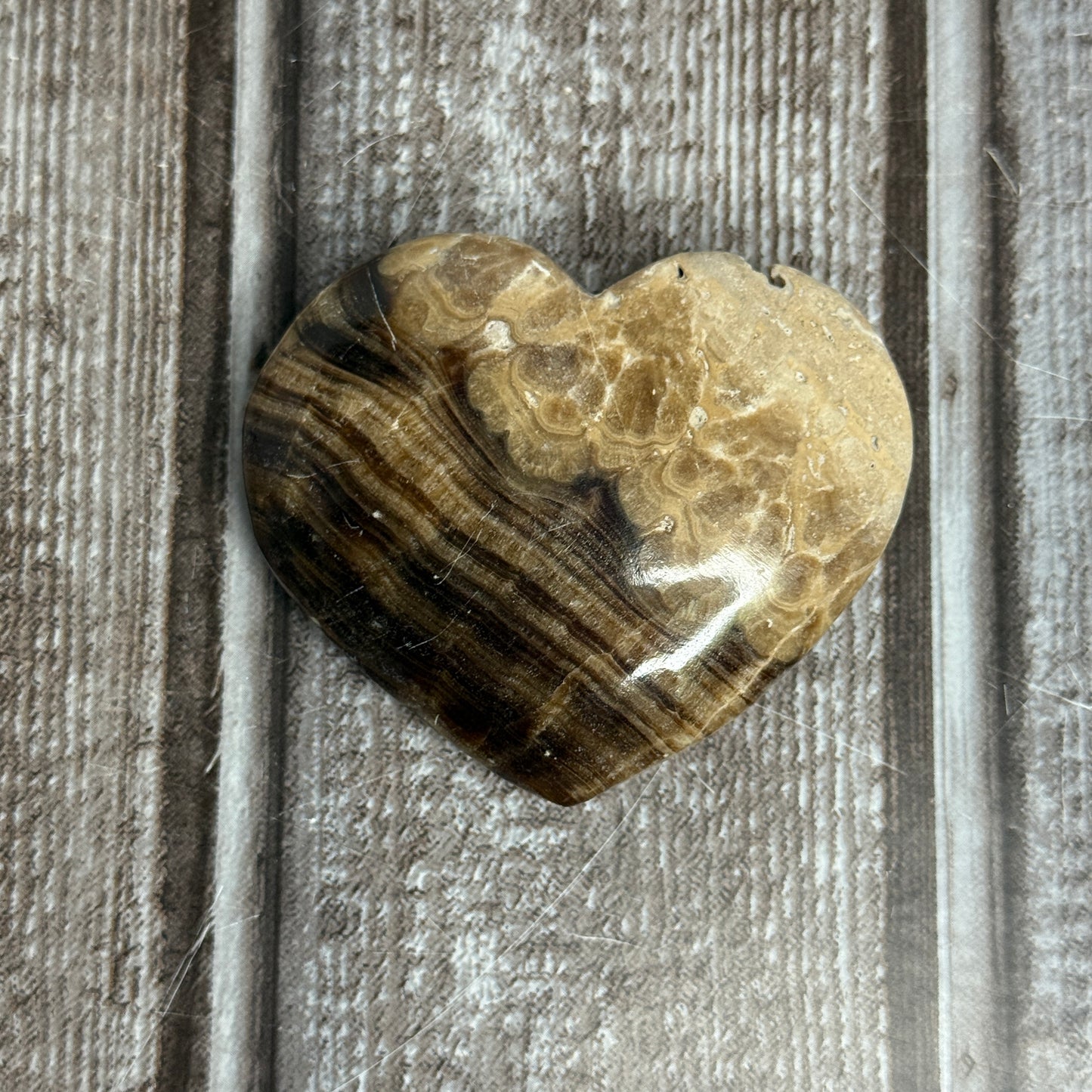 Chocolate Calcite Heart