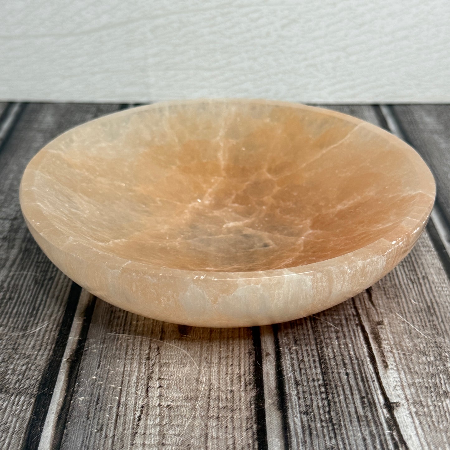Orange Selenite Bowl