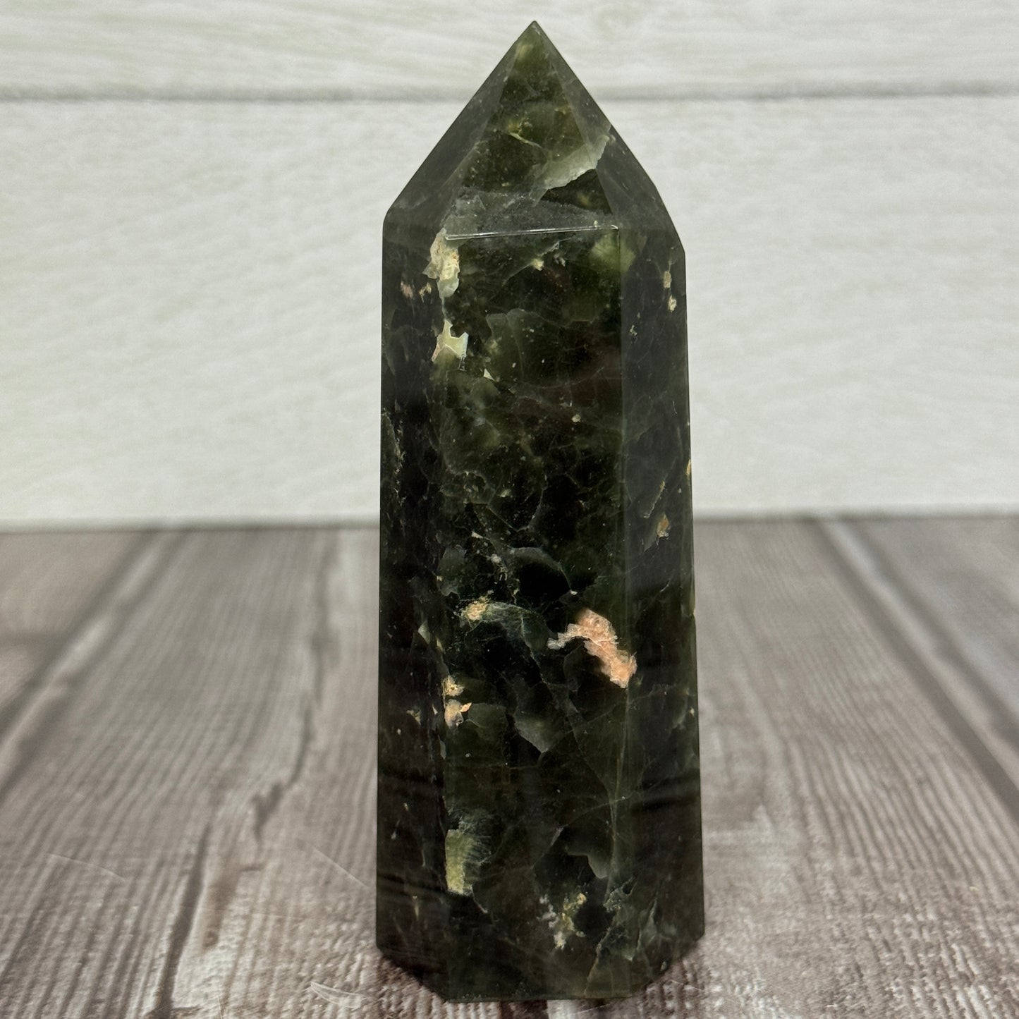 Green Tourmaline & Sunstone Tower