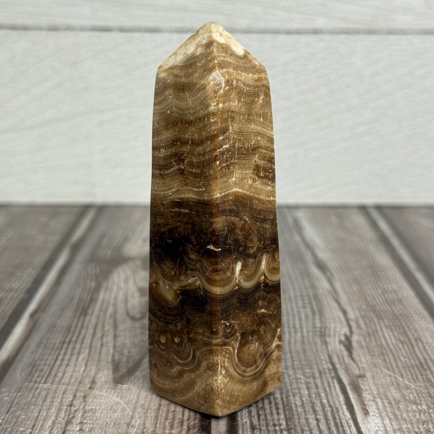 Chocolate Calcite Tower