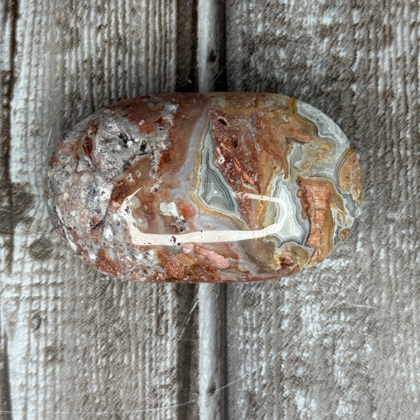 Crazy Lace Agate Palmstone