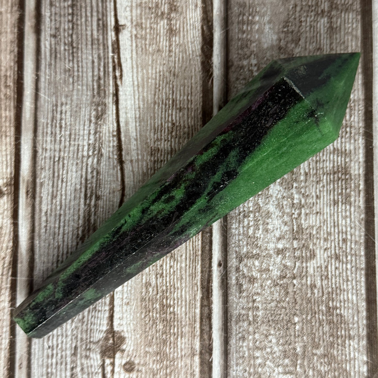 Ruby in Zoisite Wand