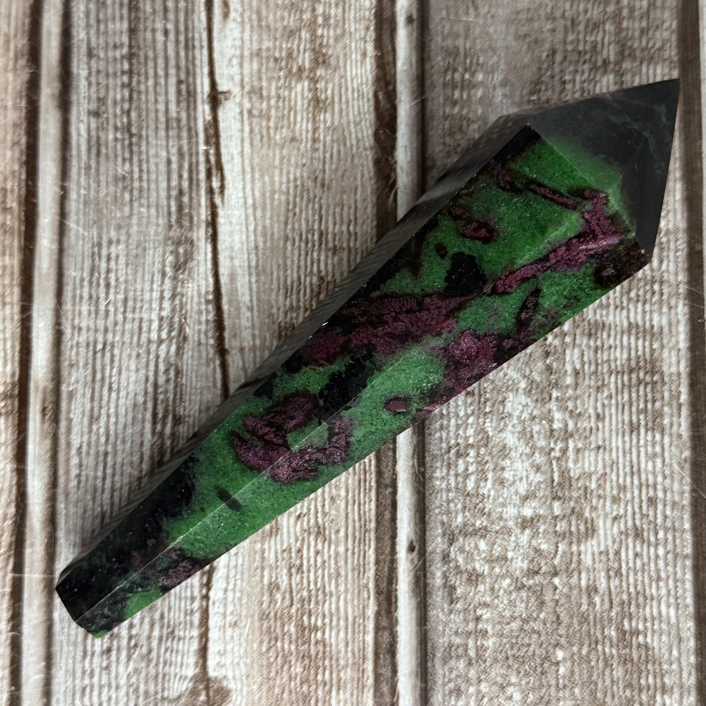 Ruby in Zoisite Wand