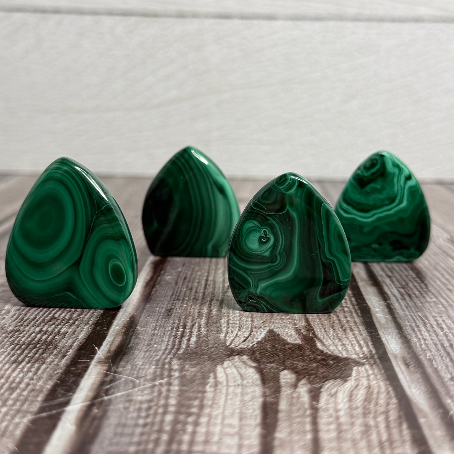 Malachite Standing Teardrop