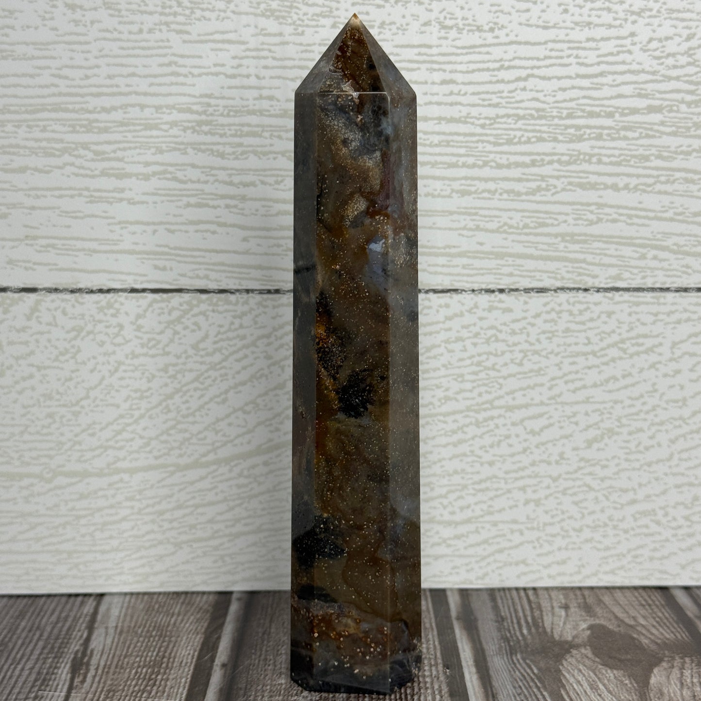 Starry Sky Agate Tower