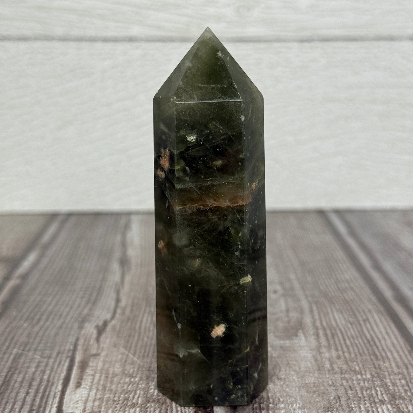 Green Tourmaline & Sunstone Tower