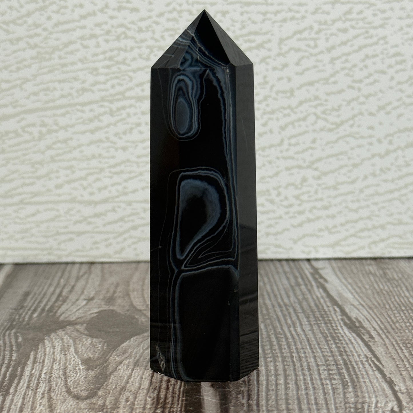 Black Banded Agate Tower