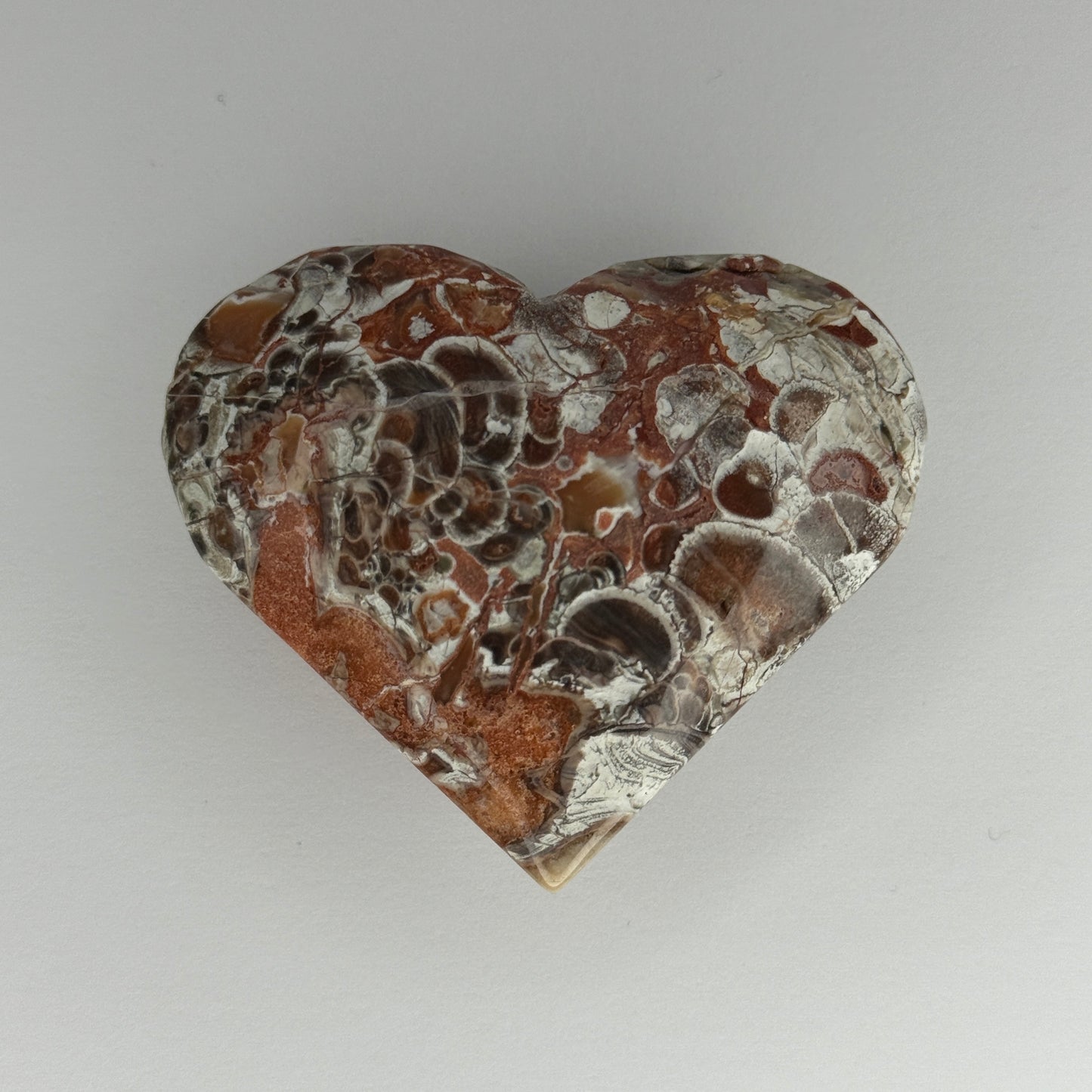 Money Agate Heart