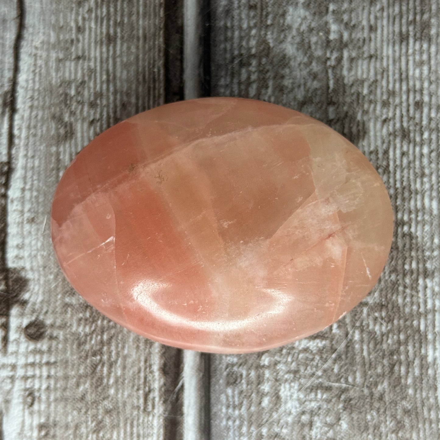Rose Calcite Palmstone or Heart