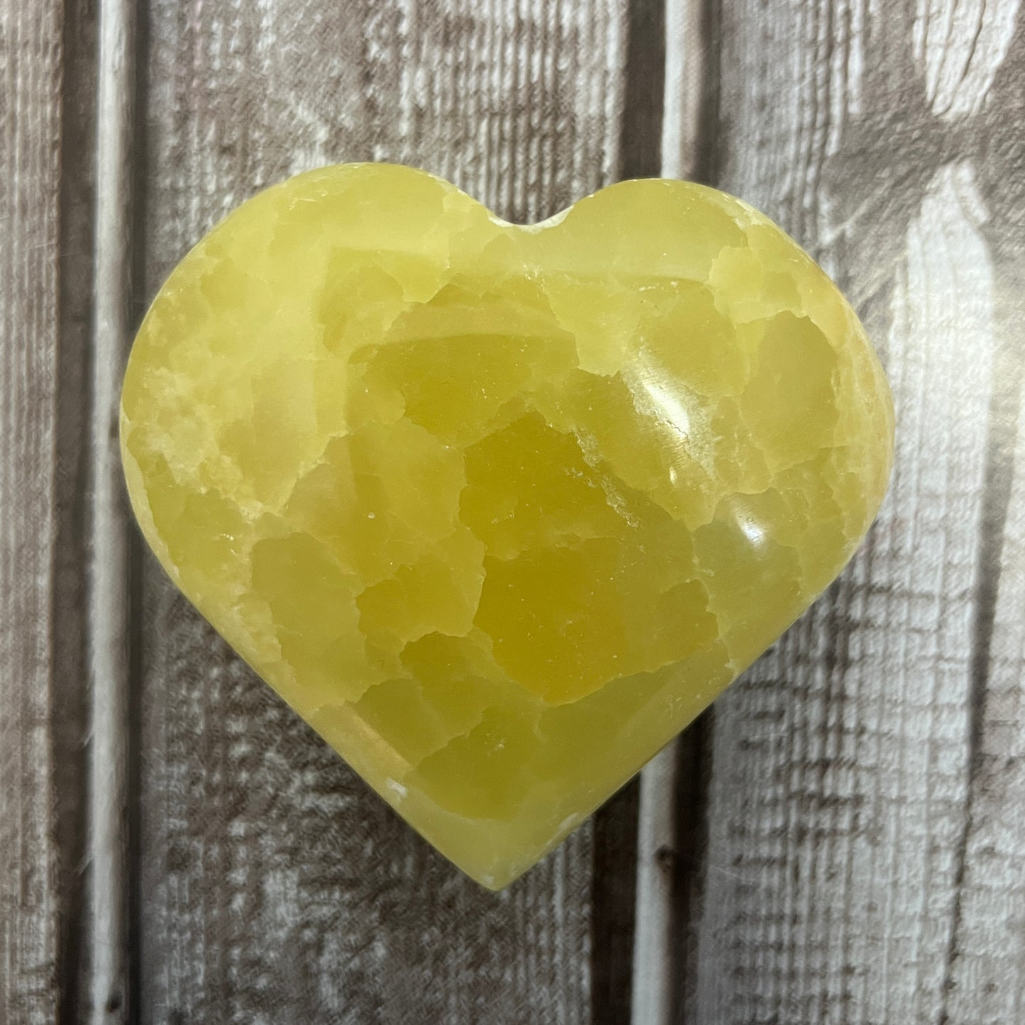Lemon Calcite Carving