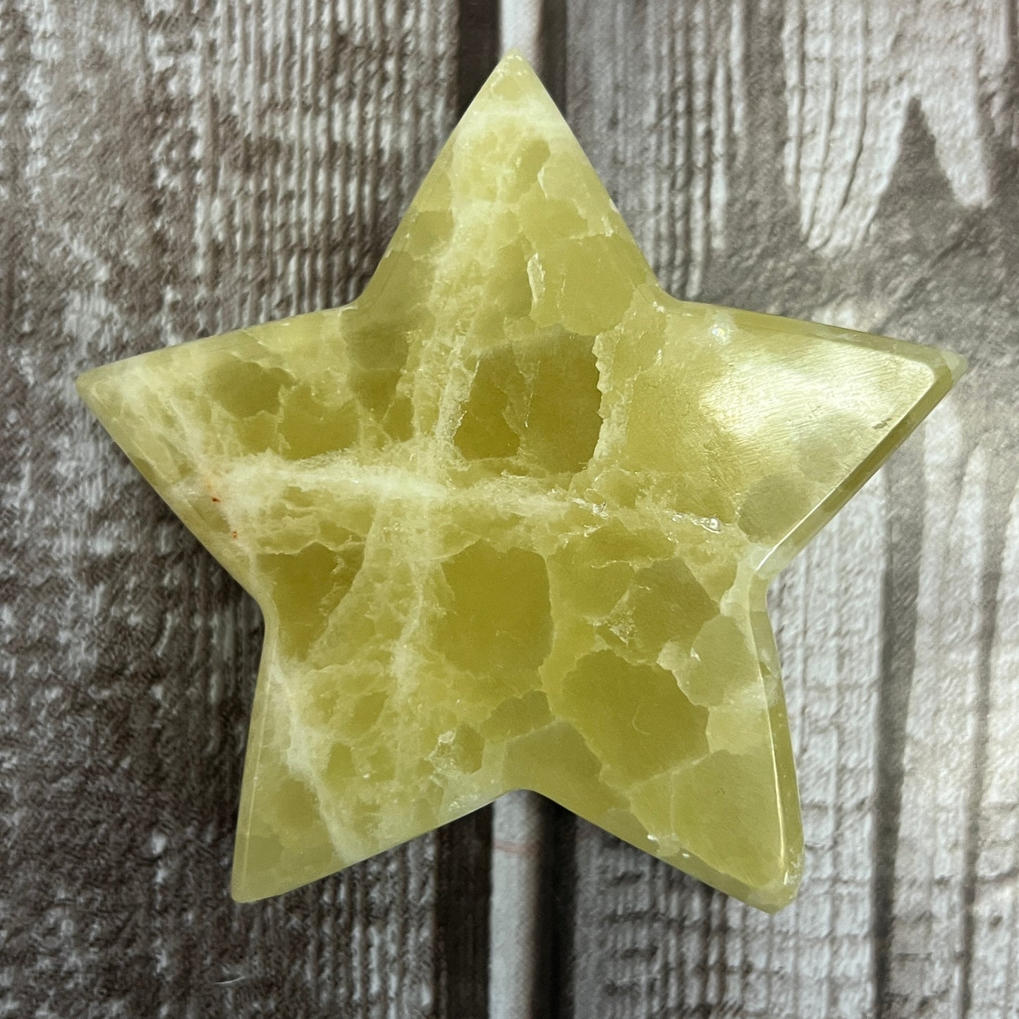 Lemon Calcite Carving