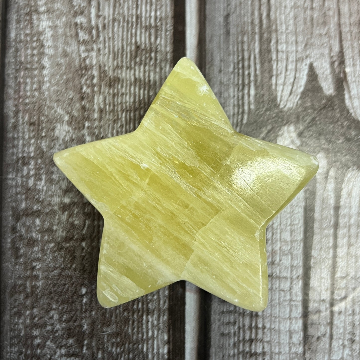 Lemon Calcite Carving