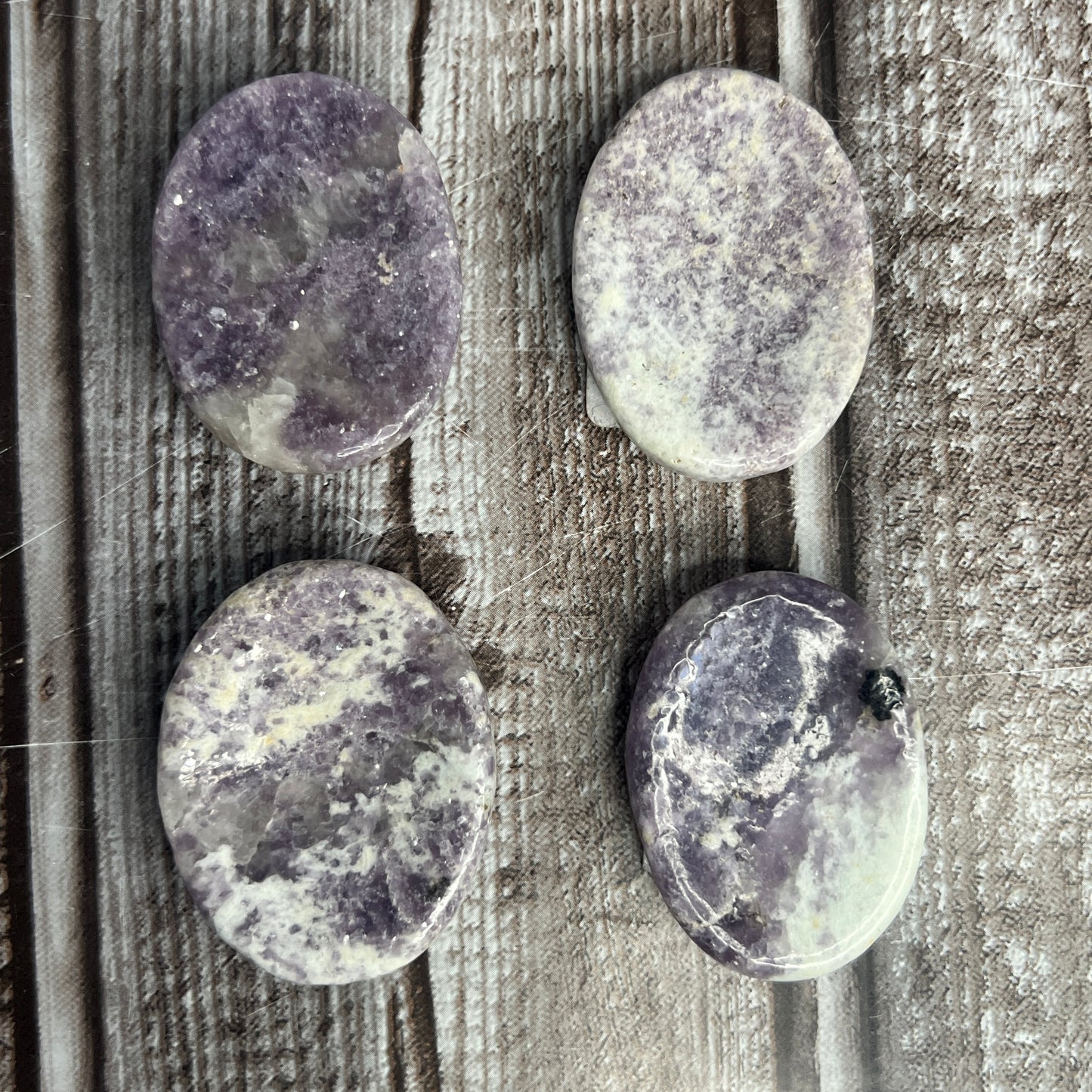 Lepidolite Worry Stone