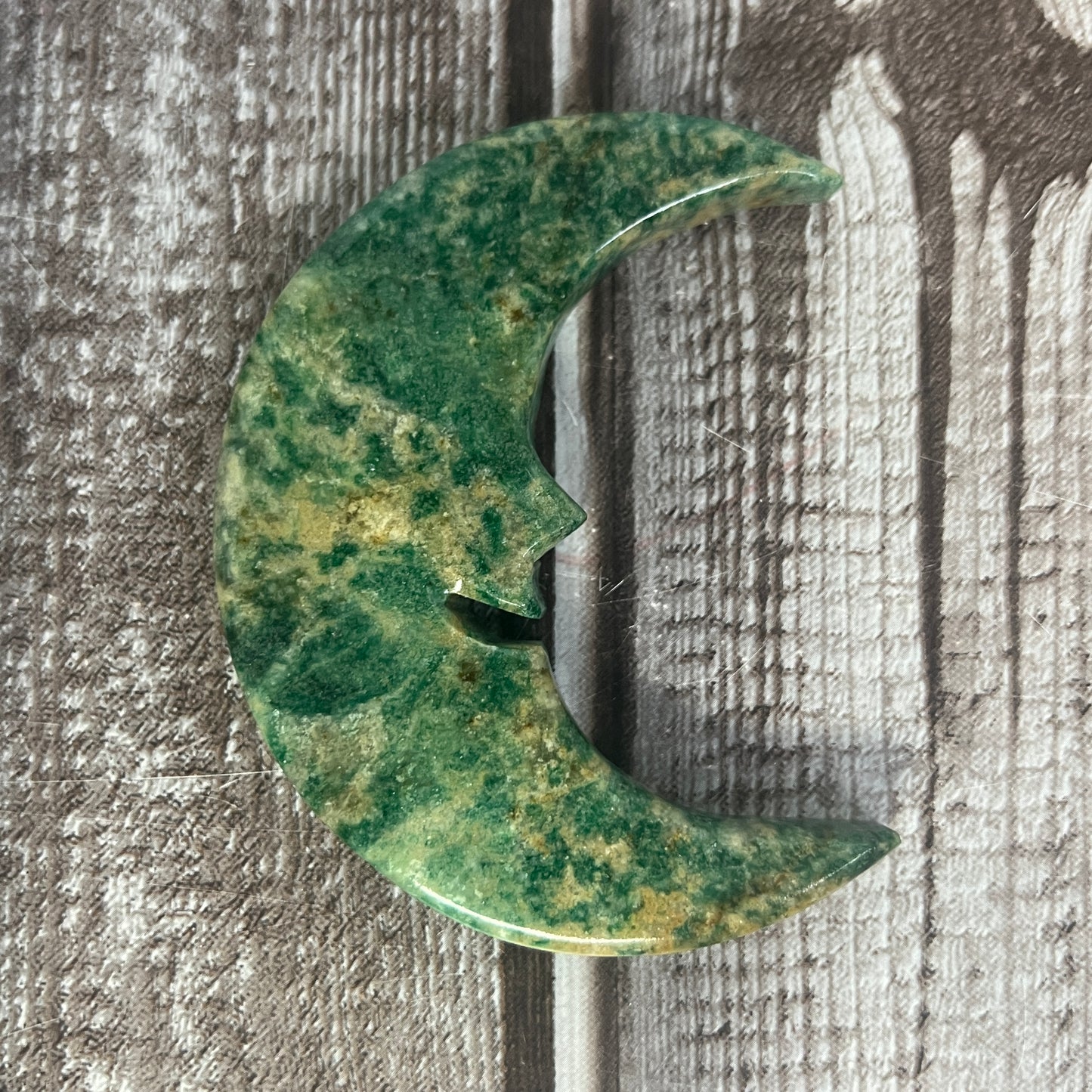 Moon Face Carving