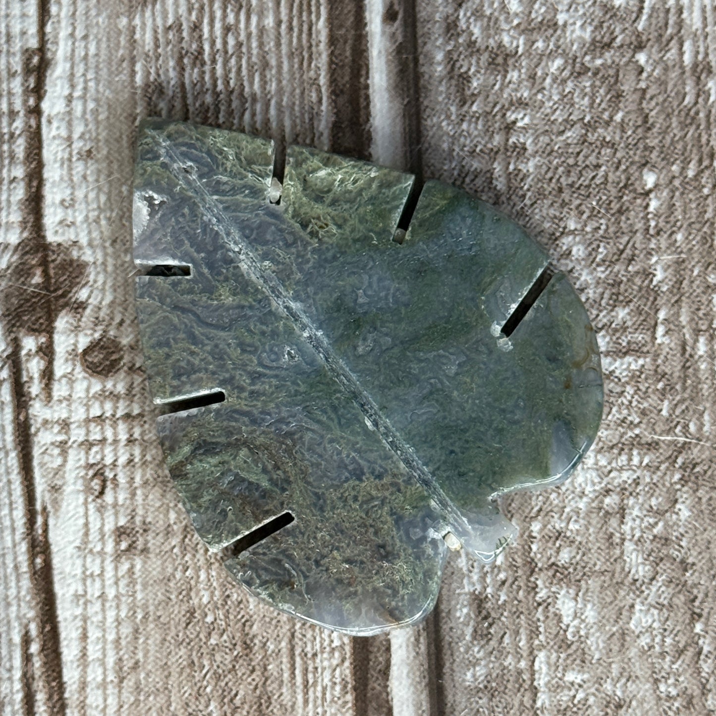 Moss Agate Leaf