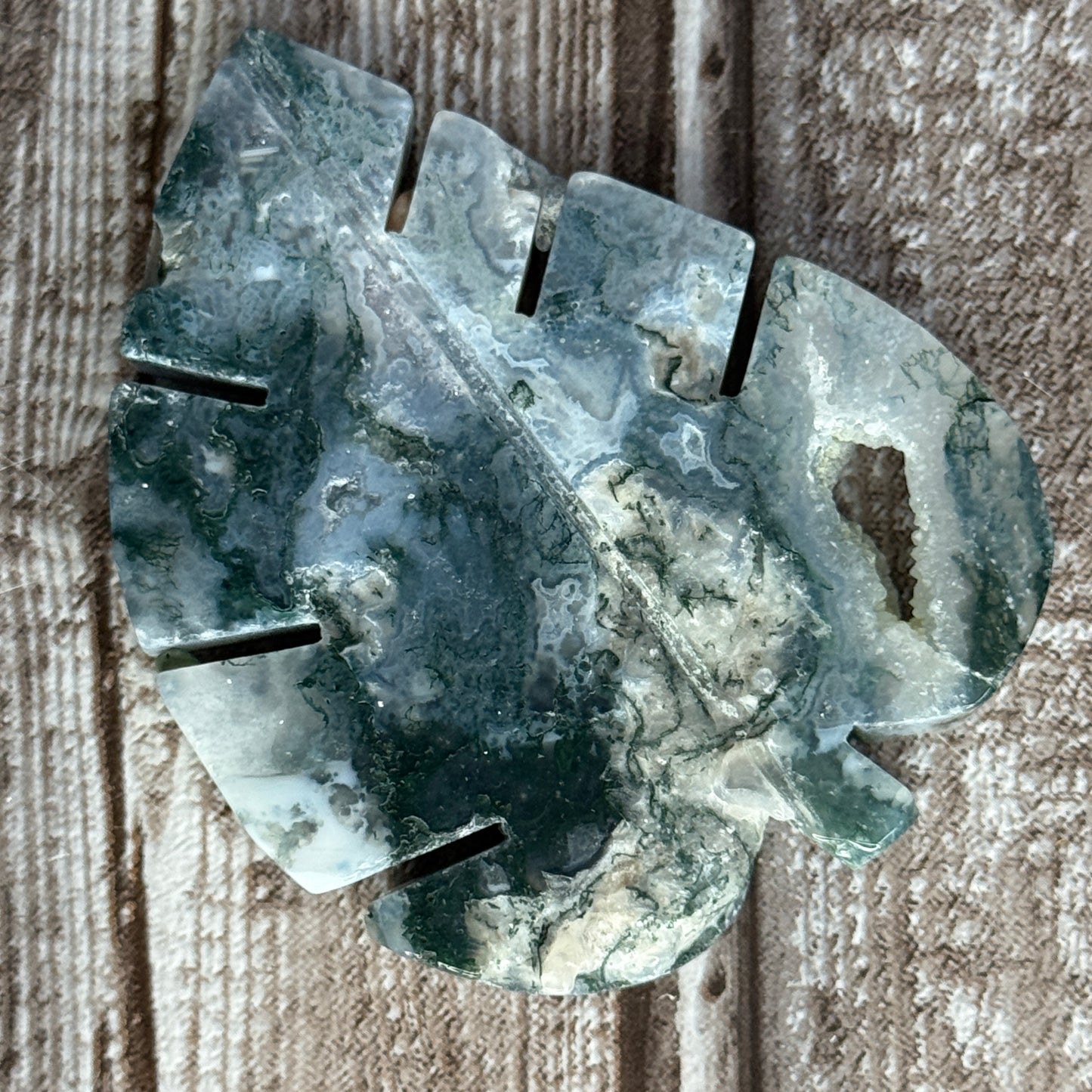 Moss Agate Leaf