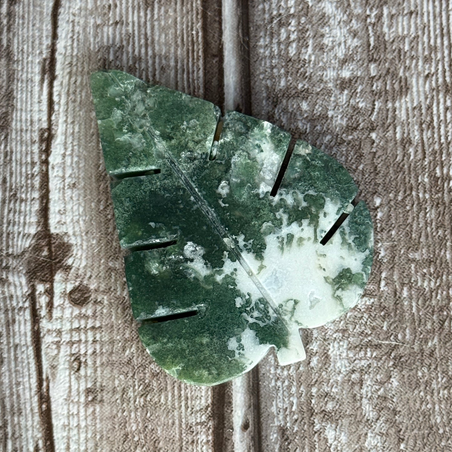 Moss Agate Leaf