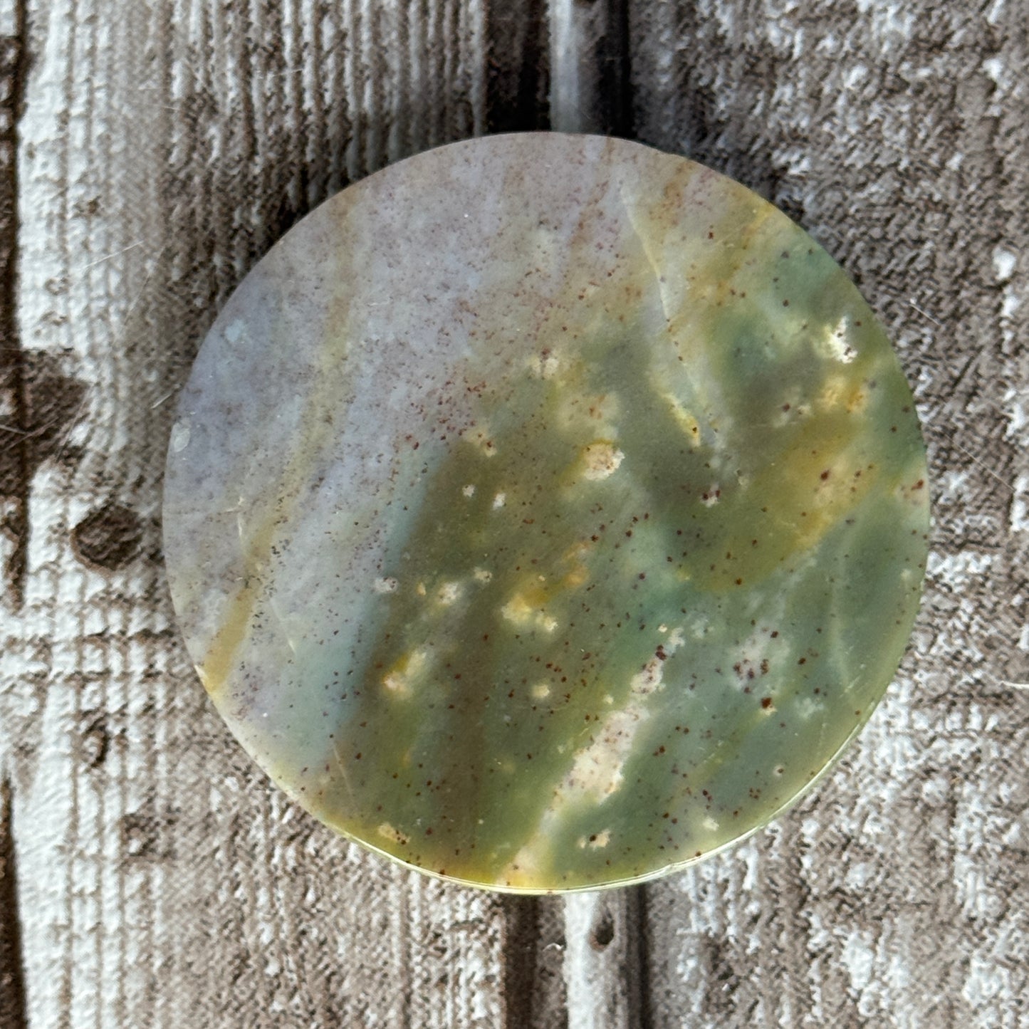 Moss Agate Disc