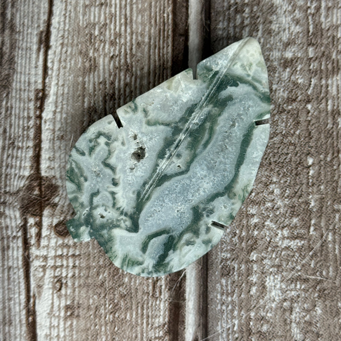Moss Agate Leaf