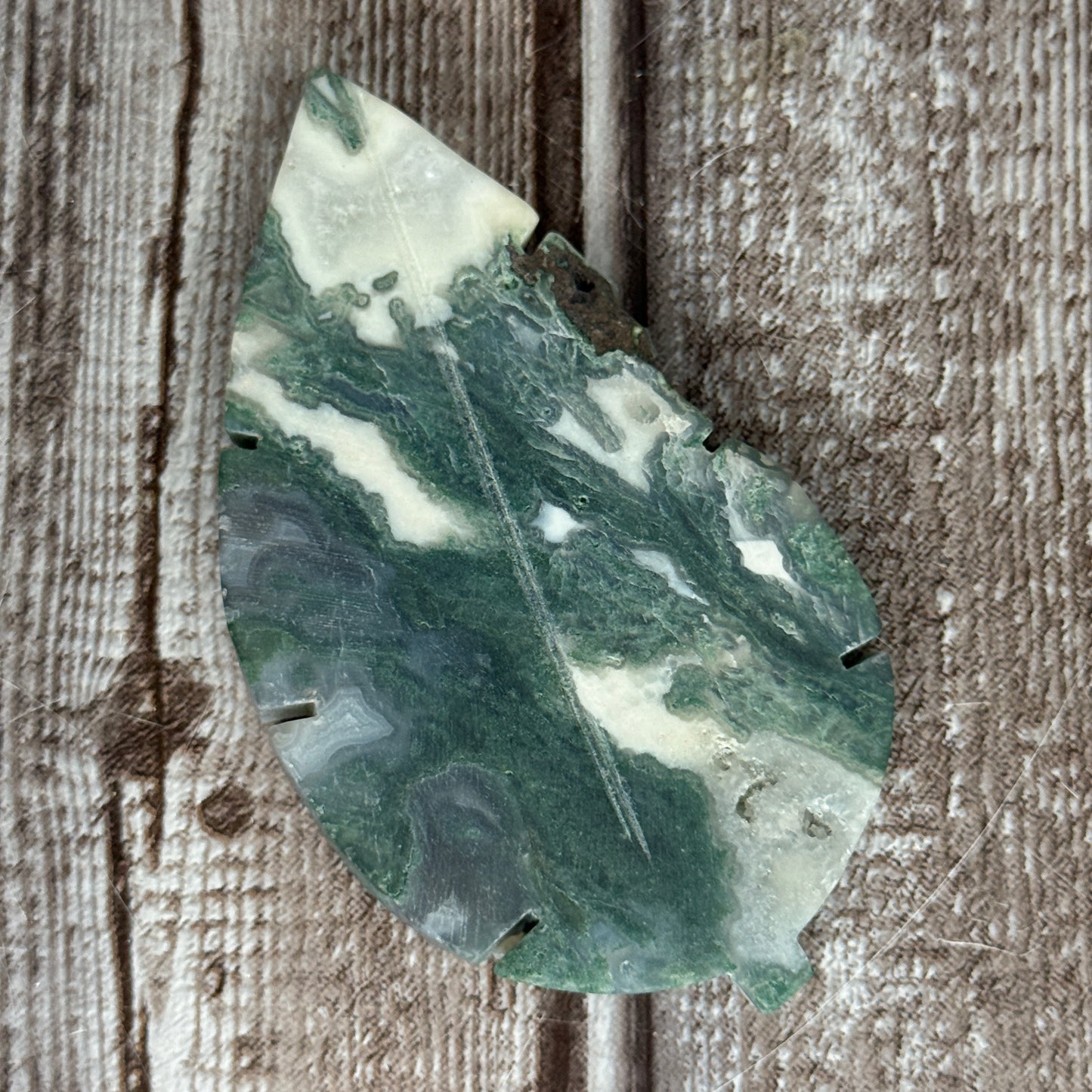 Moss Agate Leaf