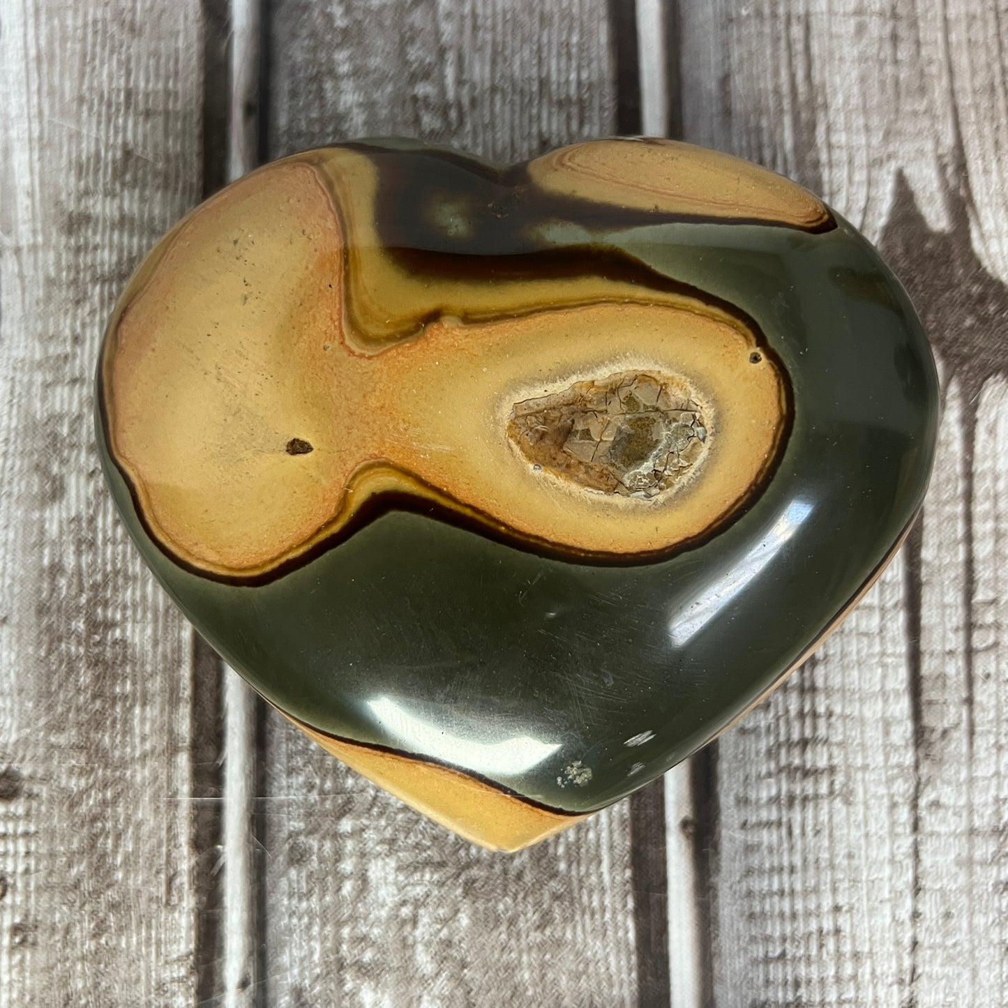Polychrome Jasper Heart