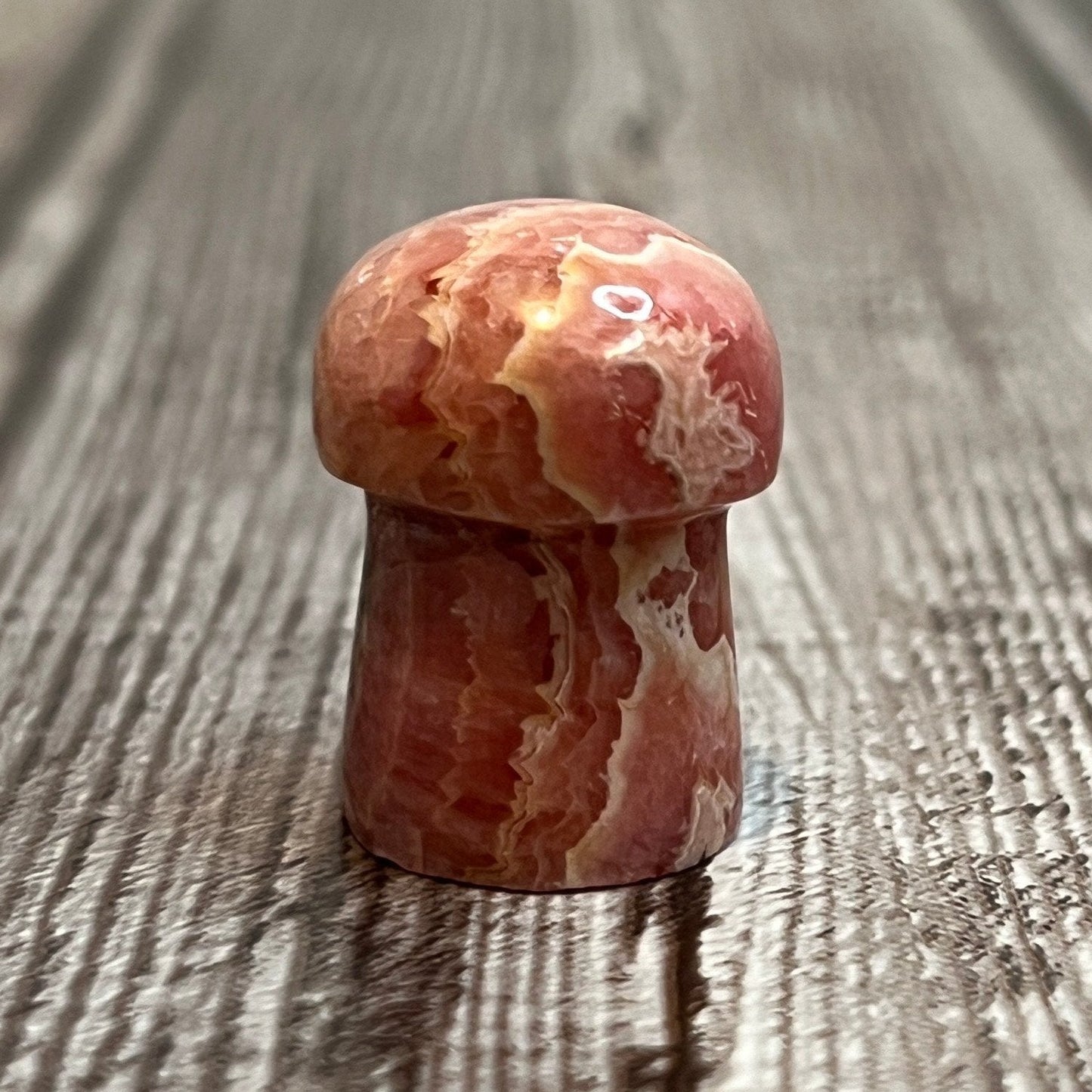 Rhodochrosite Mushroom