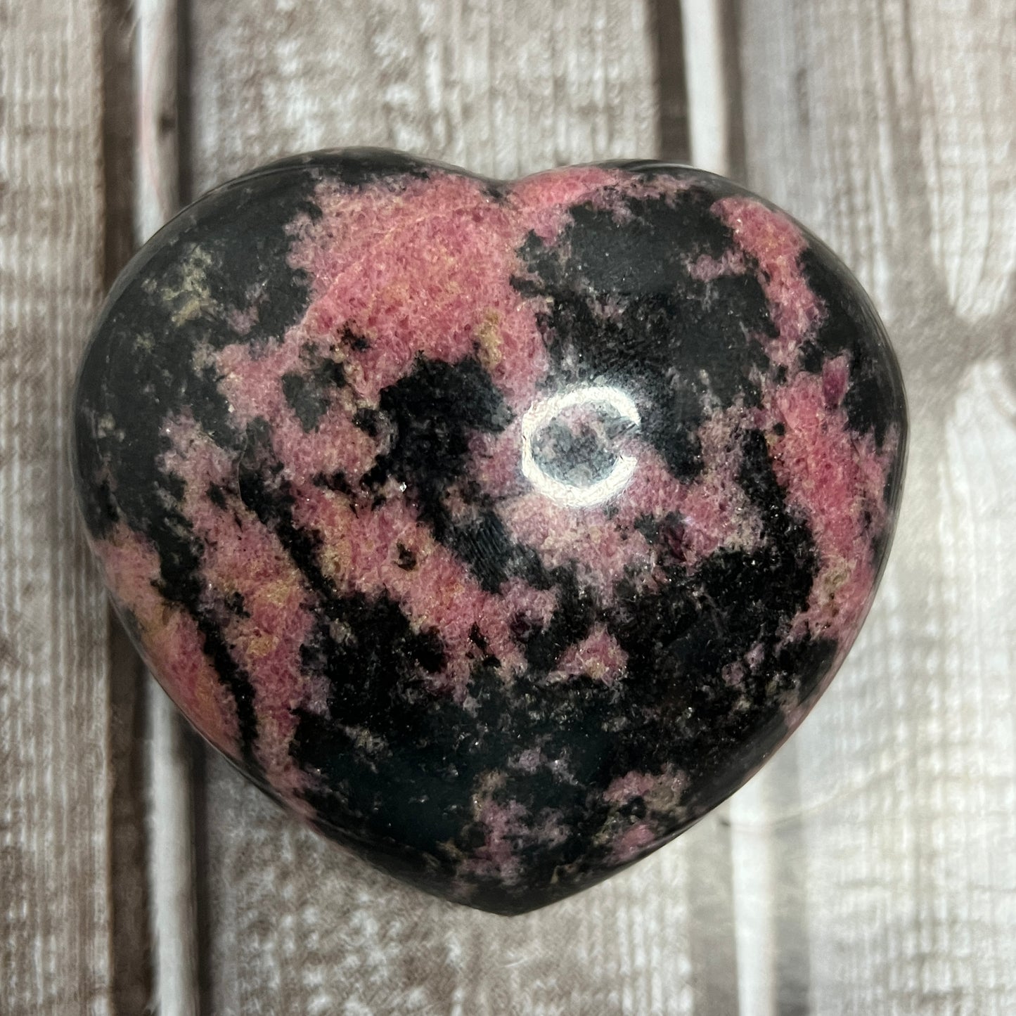 Rhodonite Heart