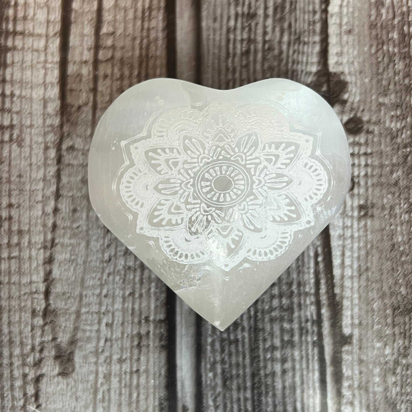 Selenite Hearts