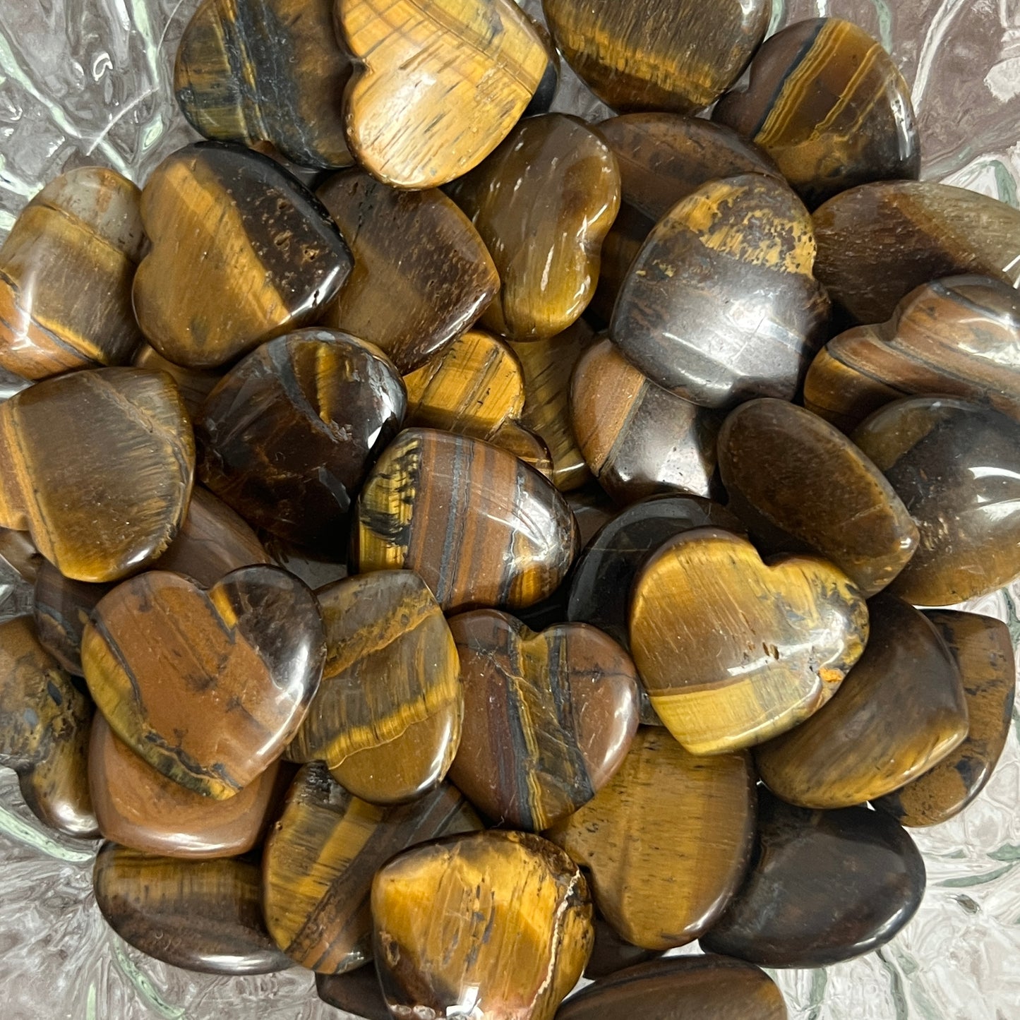Tiger Eye Heart