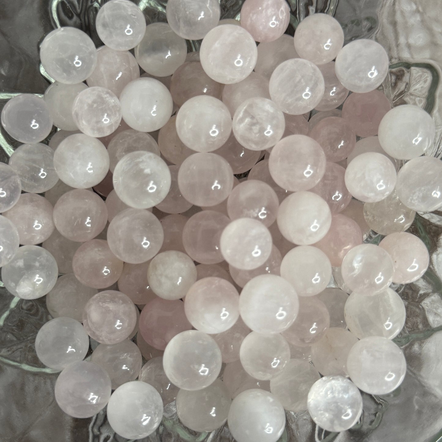 Tiny Rose Quartz Sphere