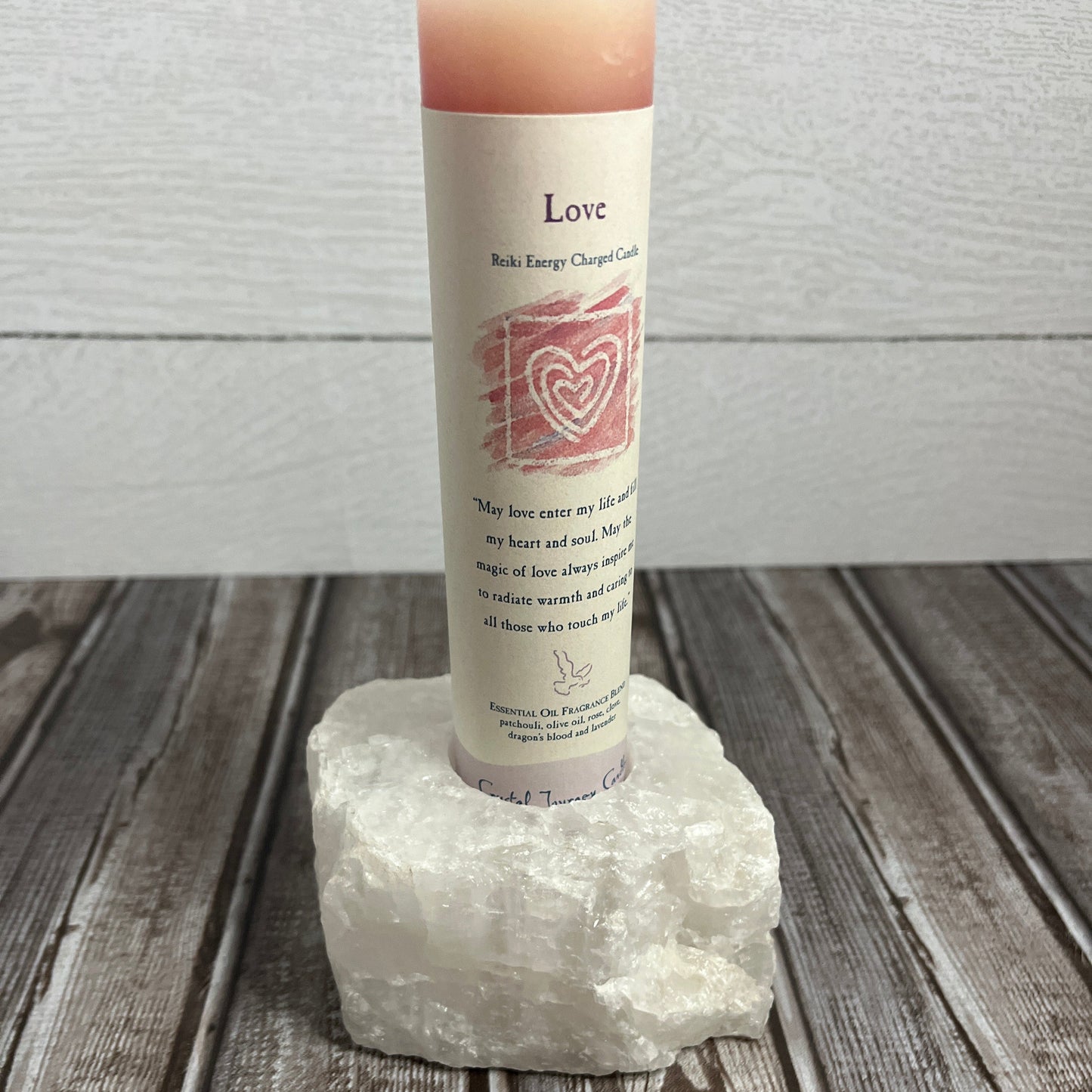 White Quartz Candle Holder