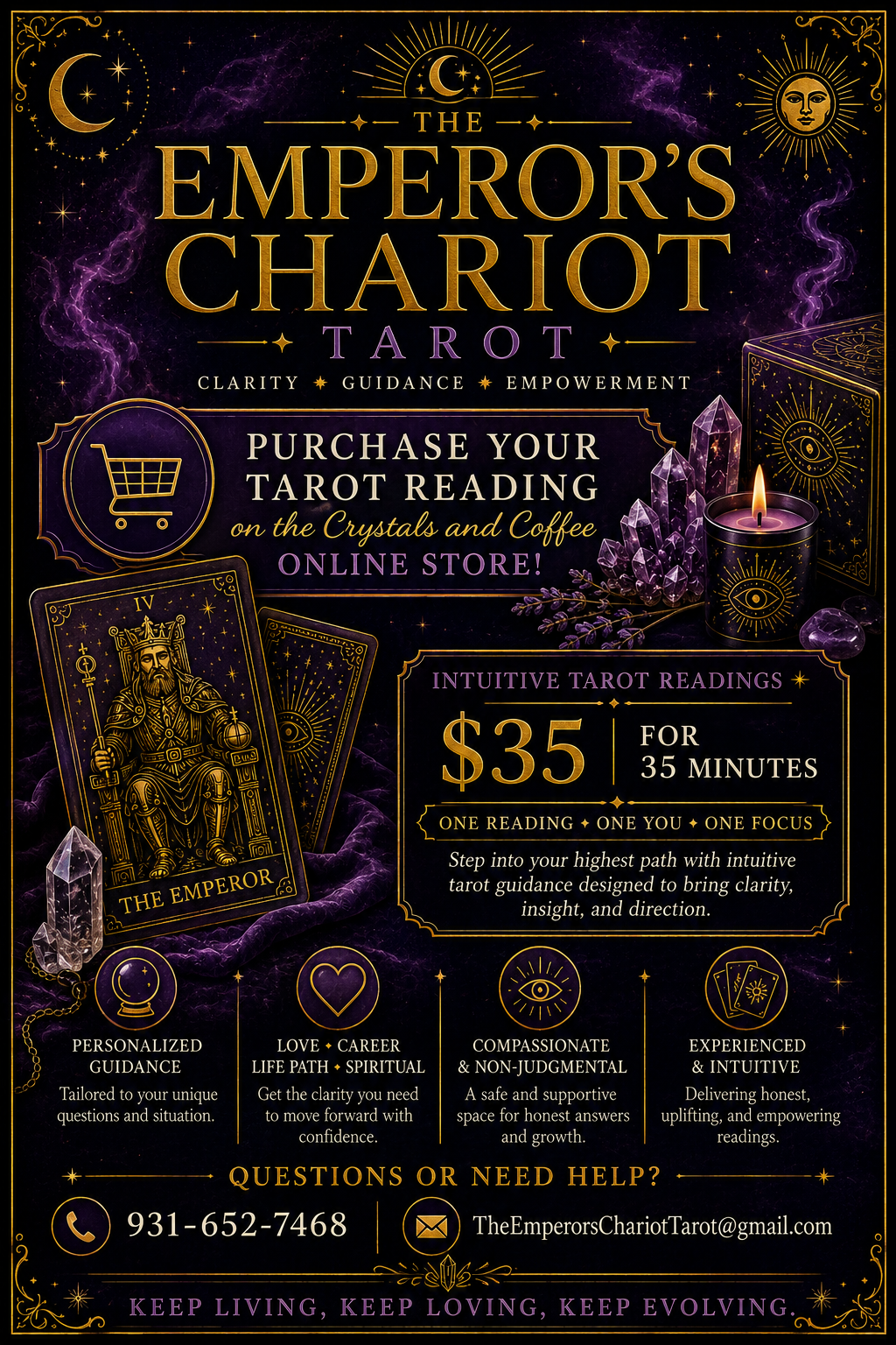 The Emperors Chariot Tarot Reading