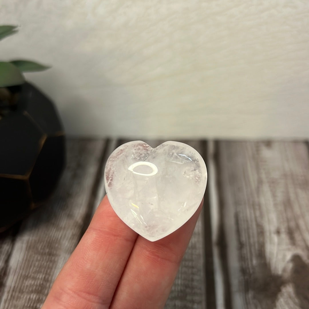 Clear Quartz Heart