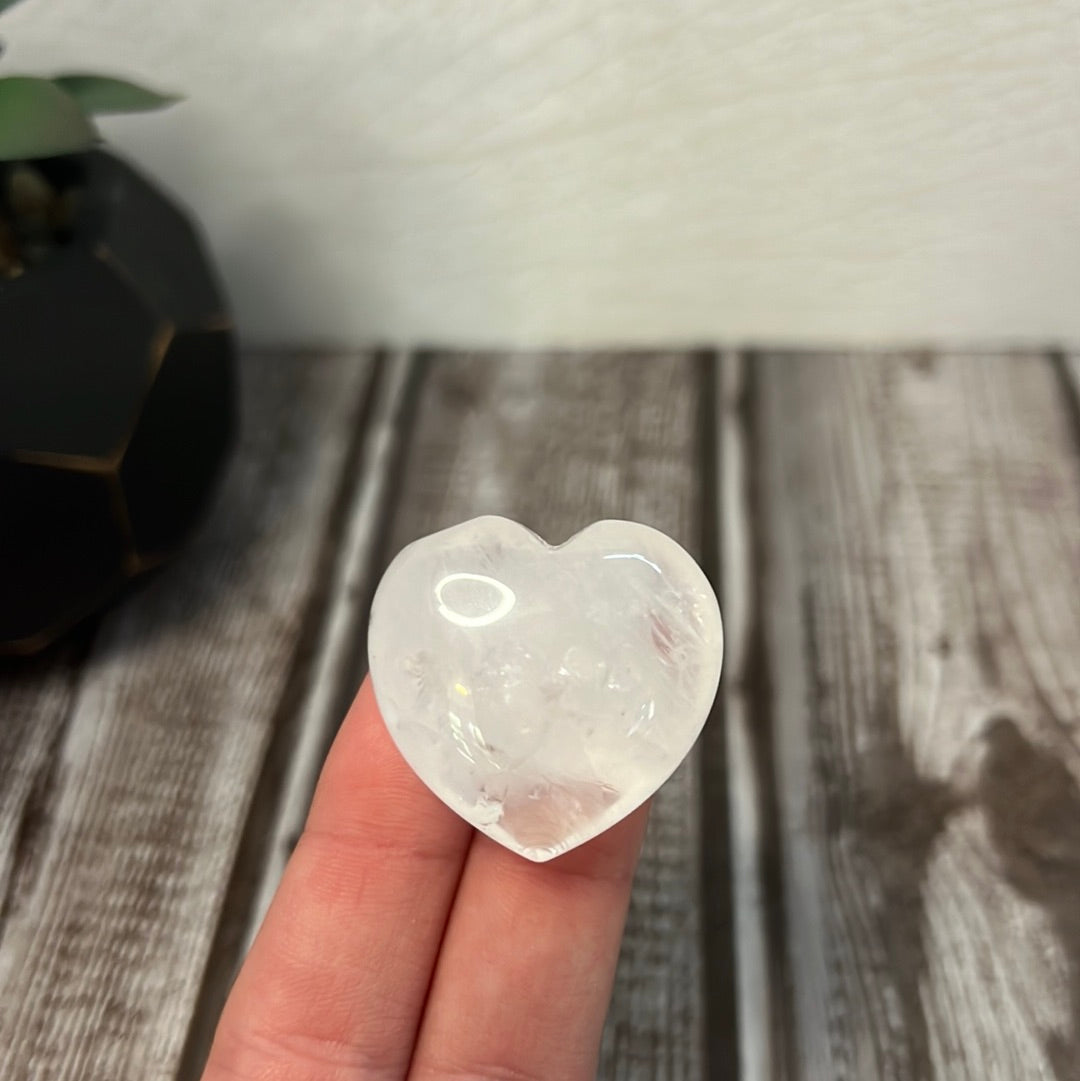 Clear Quartz Heart