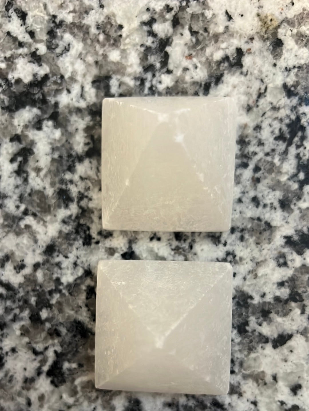 Selenite Pyramid Medium