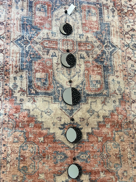 Moon Phase Mirror Wall Hanging