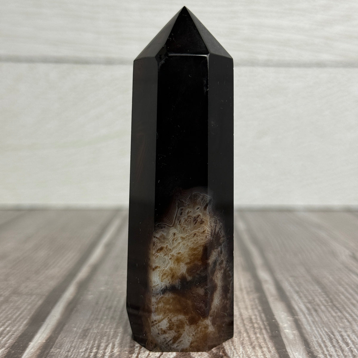 Black Banded Agate Tower