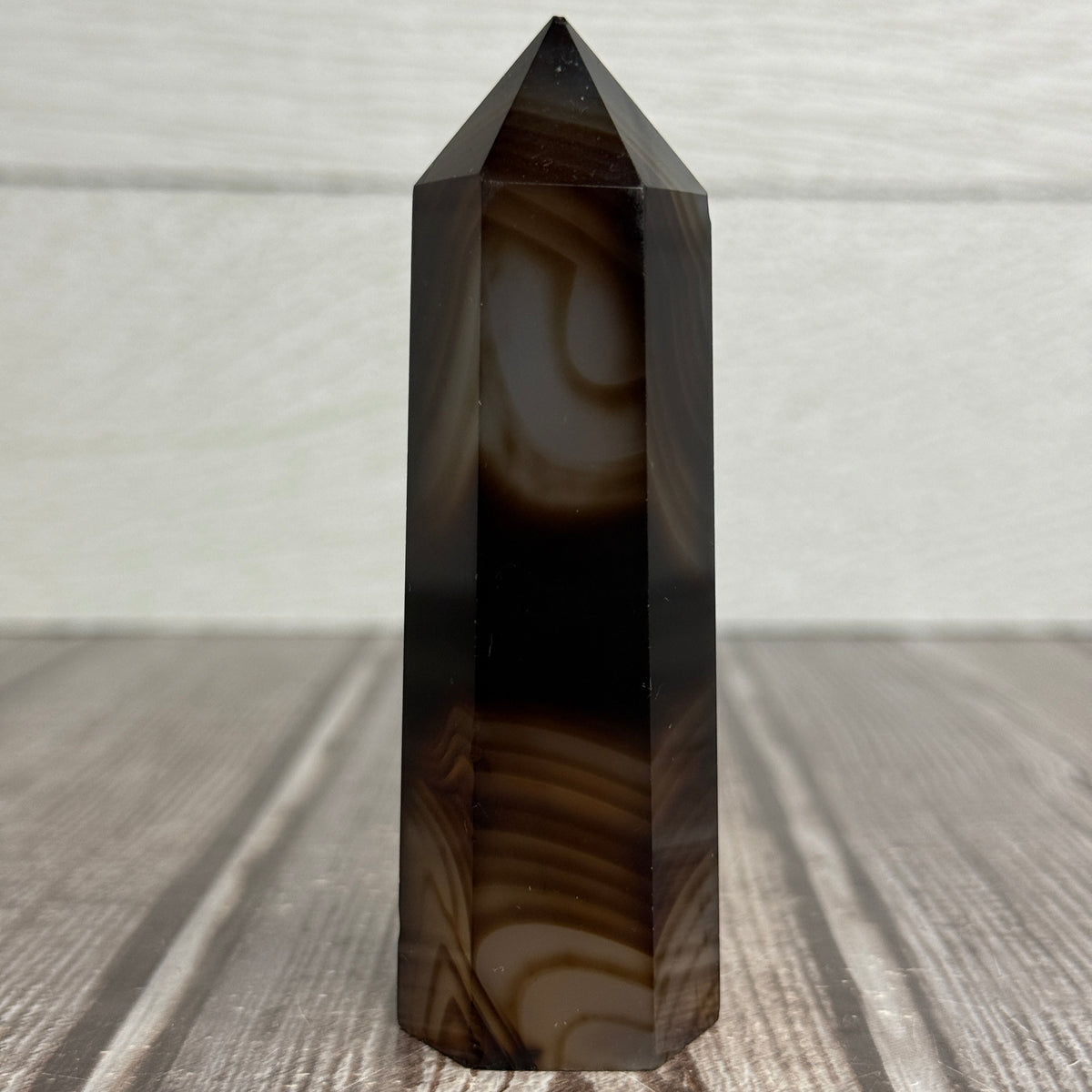 Black Banded Agate Tower